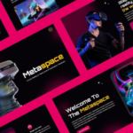 Metaverse, Virtual Reality, Augmented Reality (VR, AR) PowerPoint Presentation Keynote Template