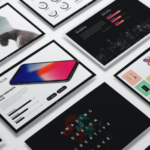 Download 75-page portfolio template PPT source file, UI designer portfolio PPT template, resume PPT, business presentation PPT template.