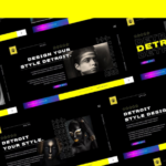 This year's most popular PPT templates featuring the visual style of major company portfolios; downloadable PPT templates for major company designers' portfolios.