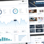 B2B backend management panel dashboard UI kit resources, materials, and sketch source files