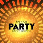 Fashion Party Exclusive Gold Grain Background Material