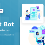 ChatGPT - AI Chatbot Scene Operation Illustration Material Pack