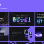 Sci-fi and technological Keynote slide presentation template