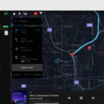 Tesla in-vehicle infotainment system UI design source files, smart car UI source files, vehicle infotainment system UI source files
