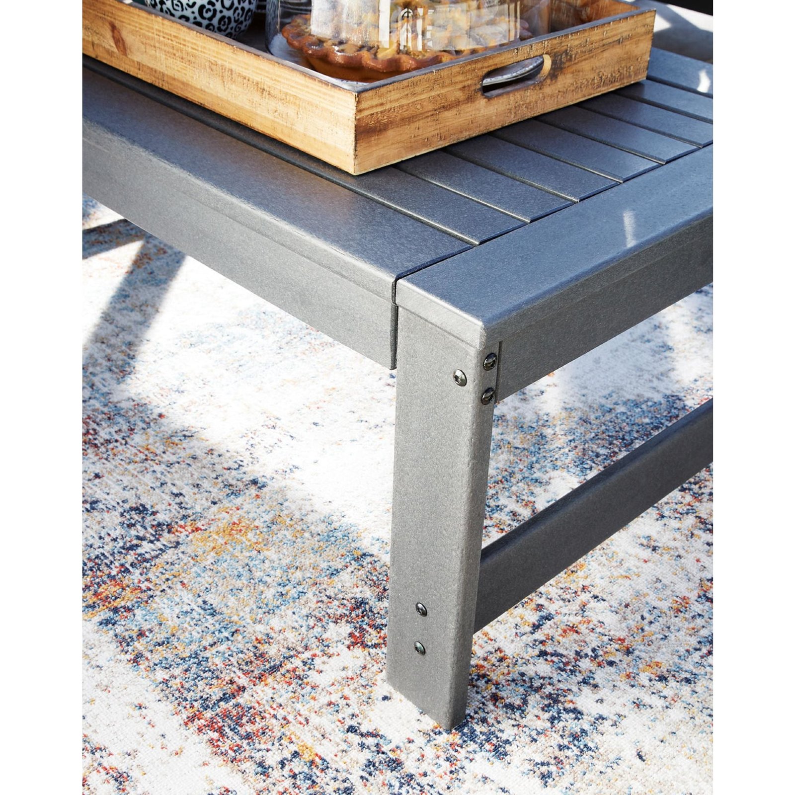 Amora Outdoor Rectangle Cocktail Table - 图片 4
