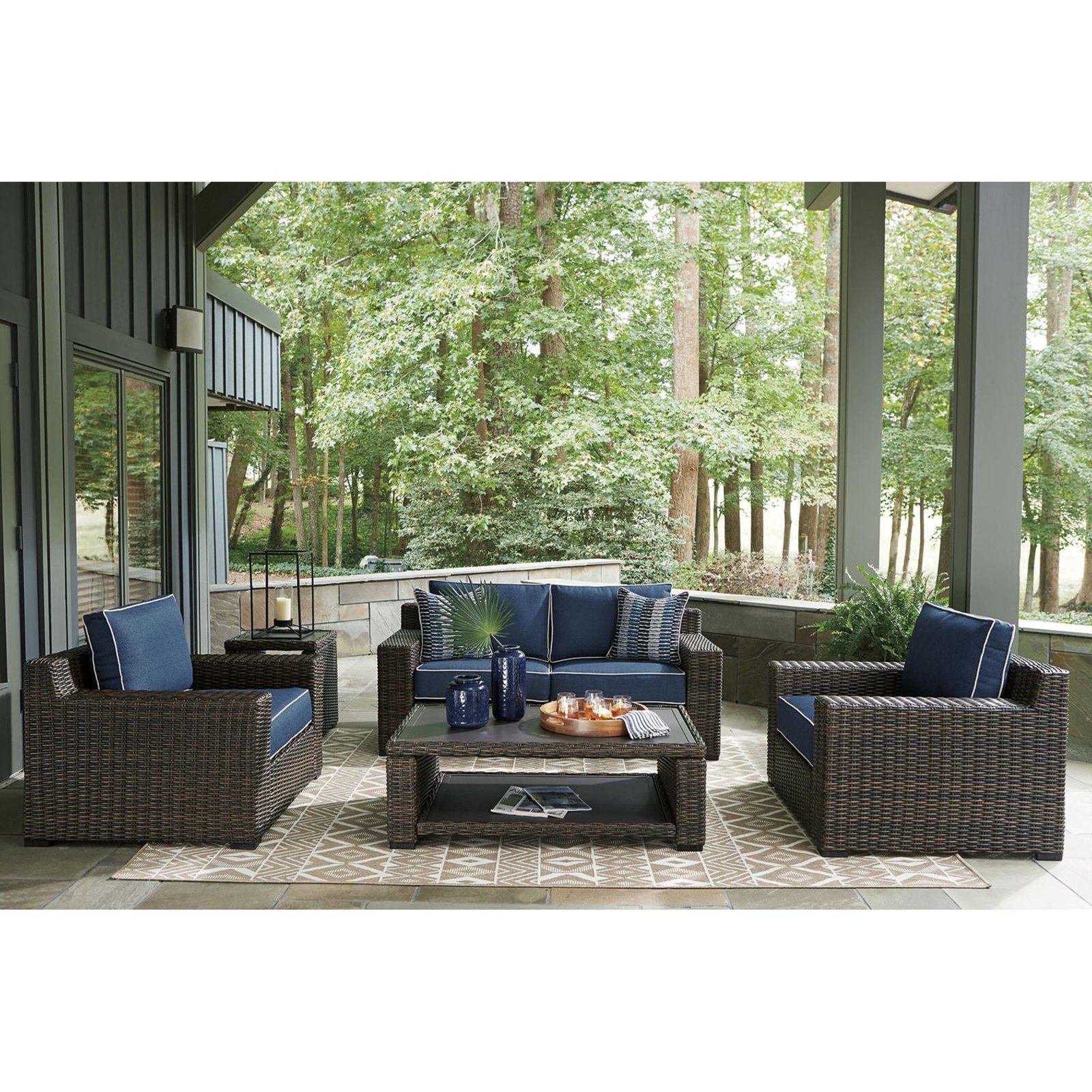 Grasson Lane Outdoor Rectangle Cocktail Table - 图片 12